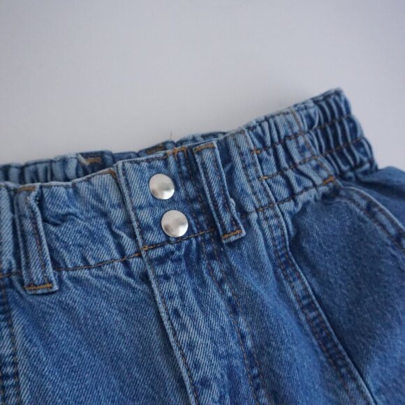 Urban Outfitters BDG Mid Wash Blaine Cargo Elastic Waist Relax Tapered Jeans 25 - Picture 8 of 13